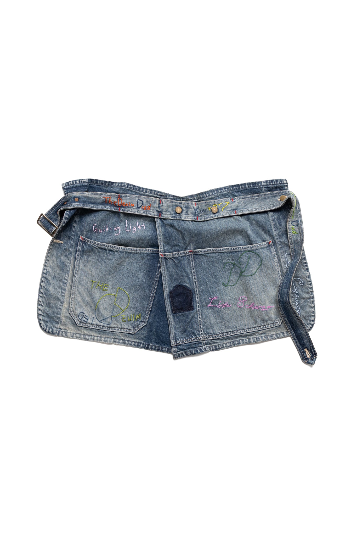 12oz Denim Coverall Wrap Apron (Memorial Embroidery Model)