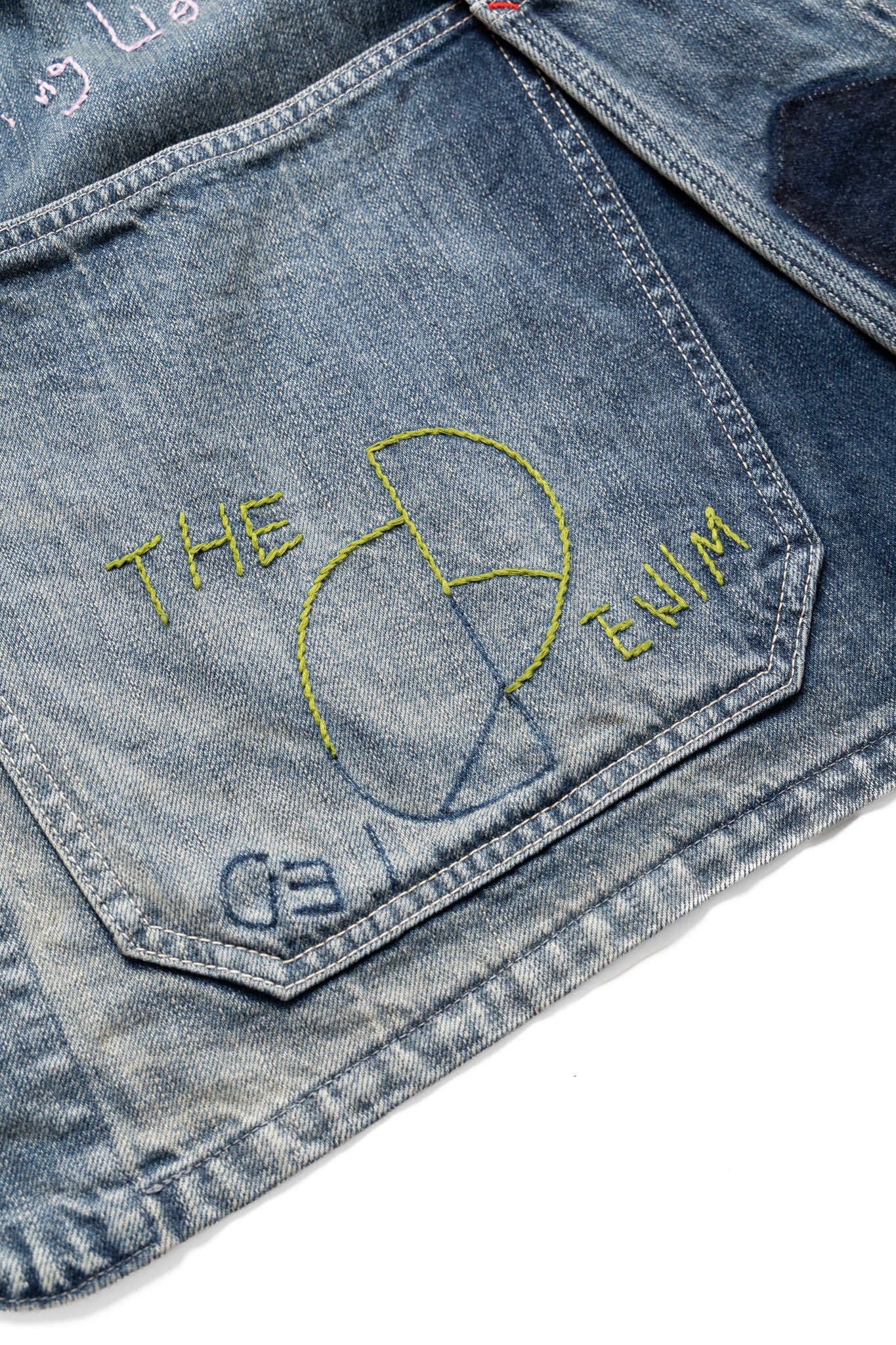 12oz Denim Coverall Wrap Apron (Memorial Embroidery Model)