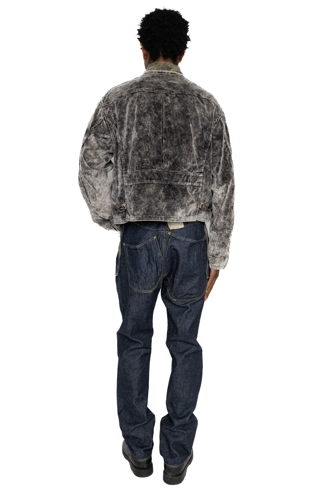 Kapital Velveteen HUNTER Drizzler JKT (Dirty Dyed) - Black – BLUE