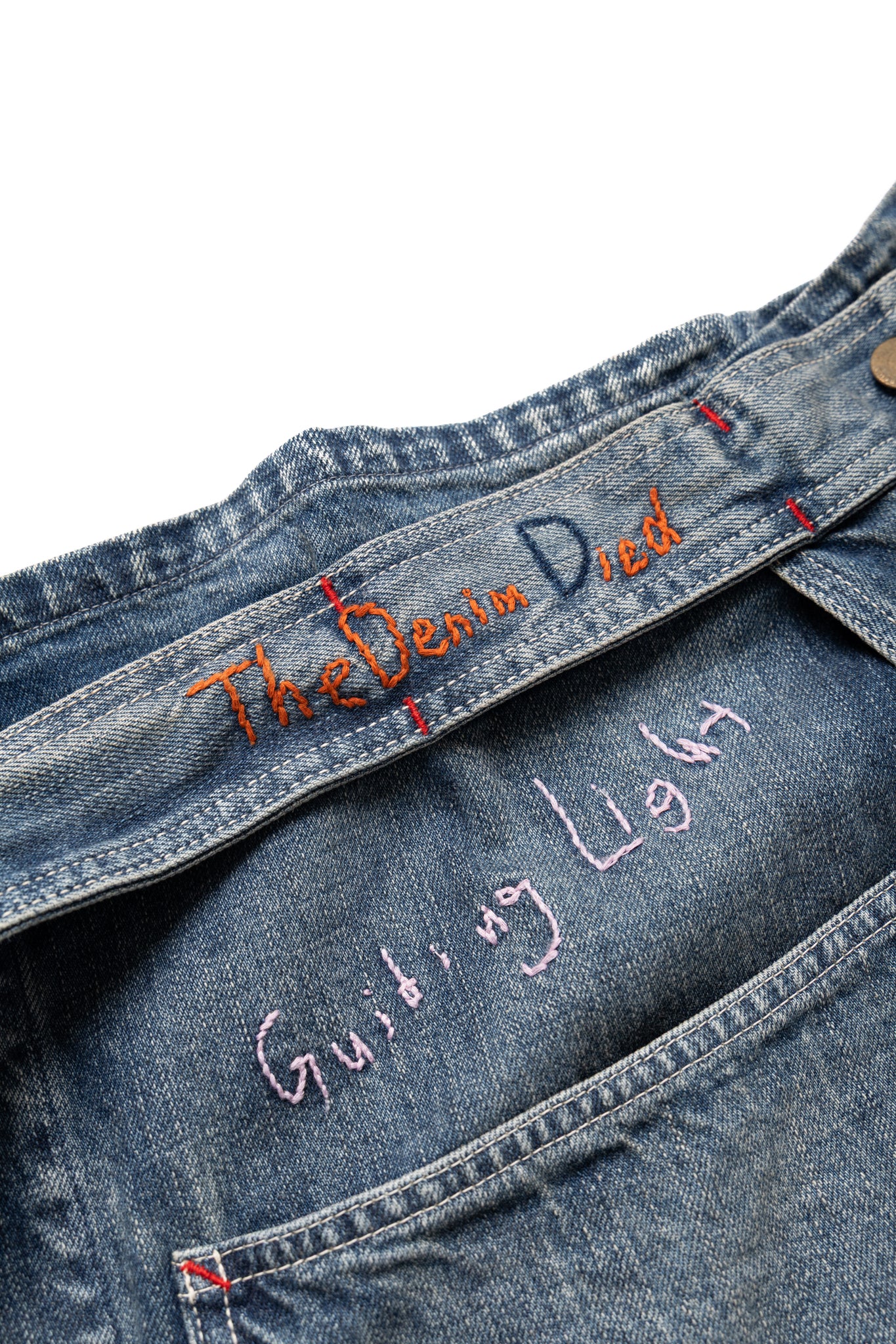 12oz Denim Coverall Wrap Apron (Memorial Embroidery Model)