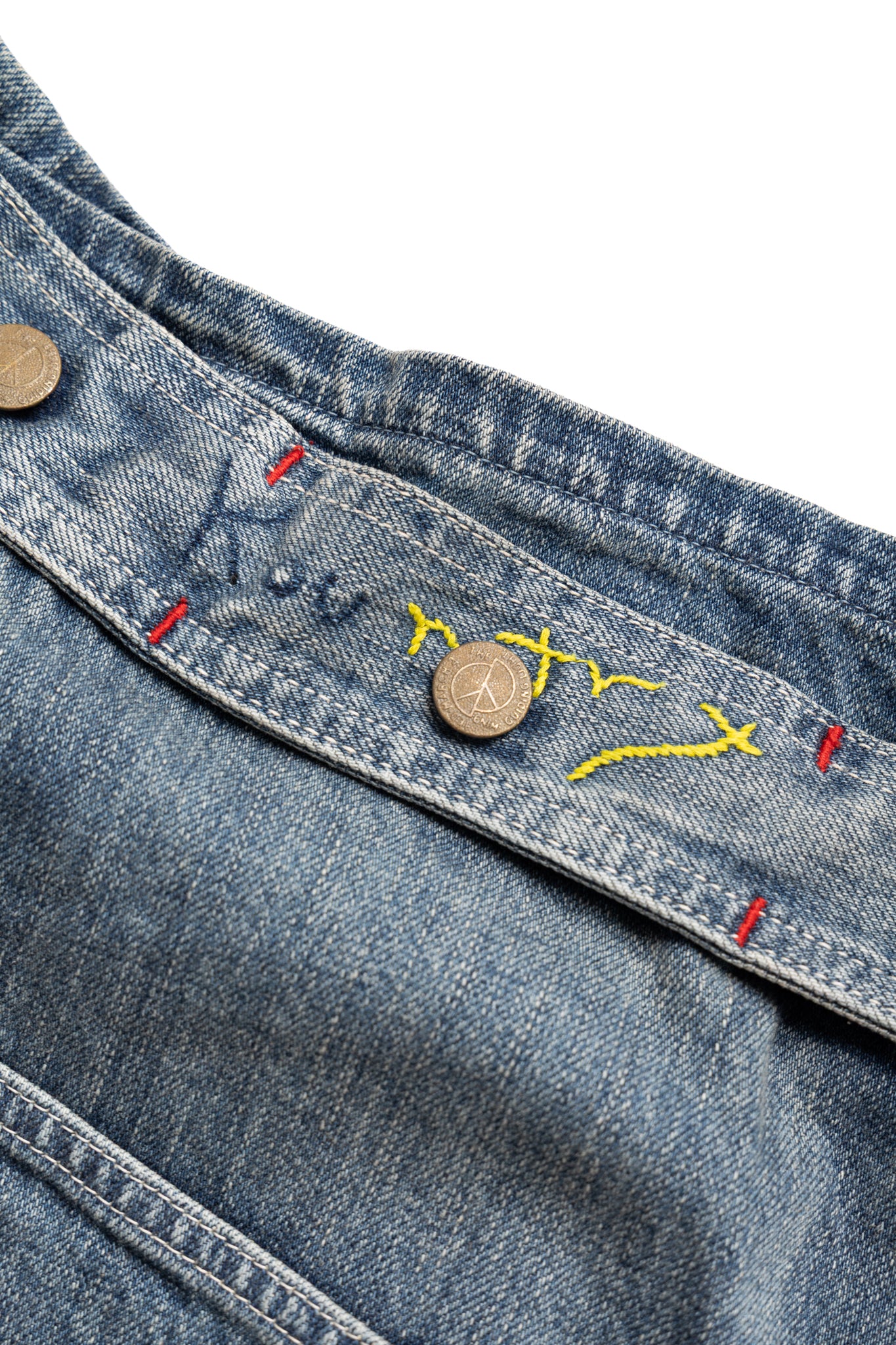 12oz Denim Coverall Wrap Apron (Memorial Embroidery Model)