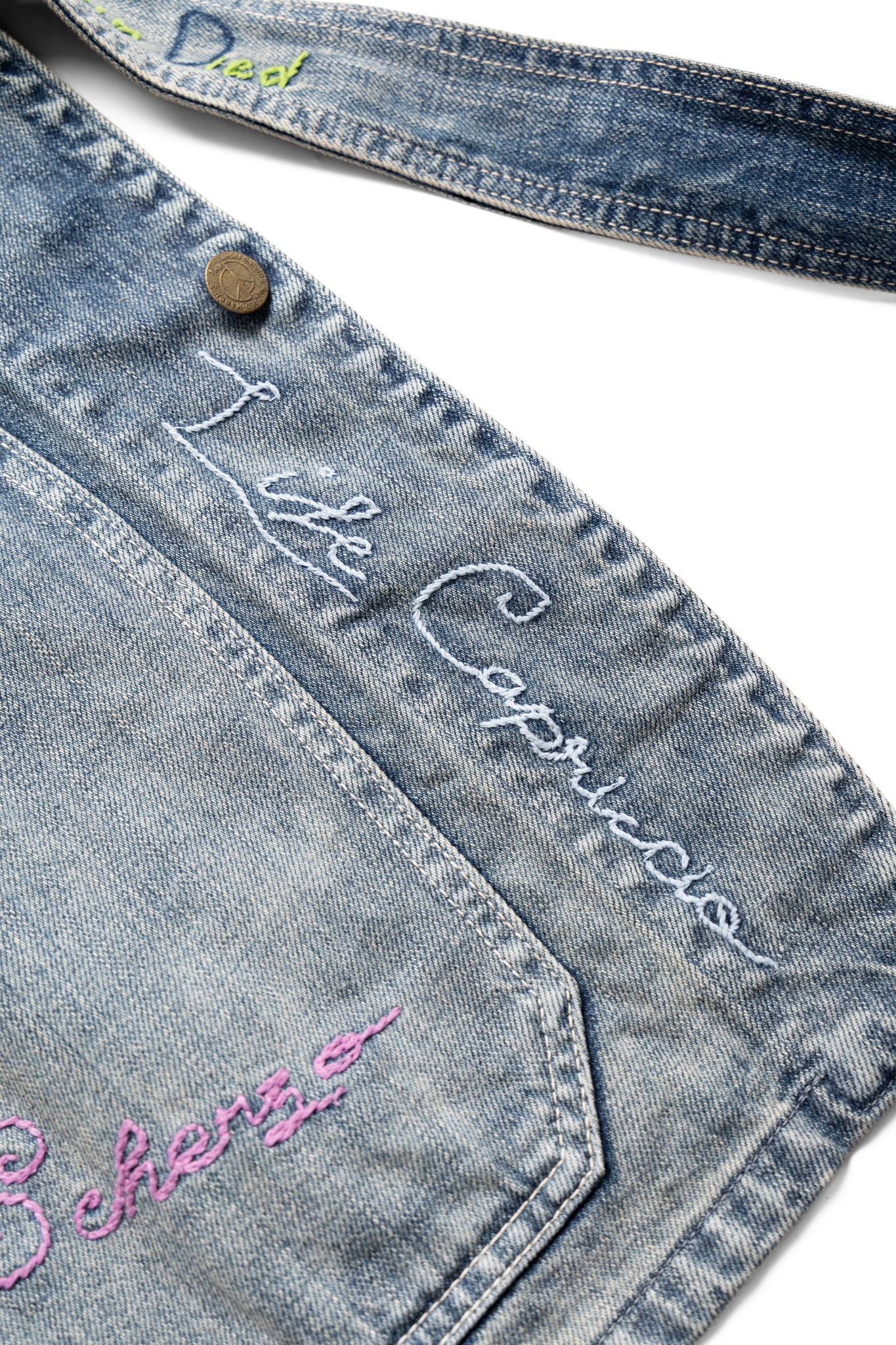 12oz Denim Coverall Wrap Apron (Memorial Embroidery Model)