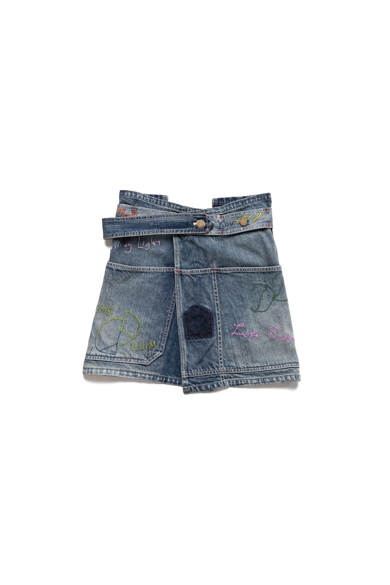 12oz Denim Coverall Wrap Apron (Memorial Embroidery Model)