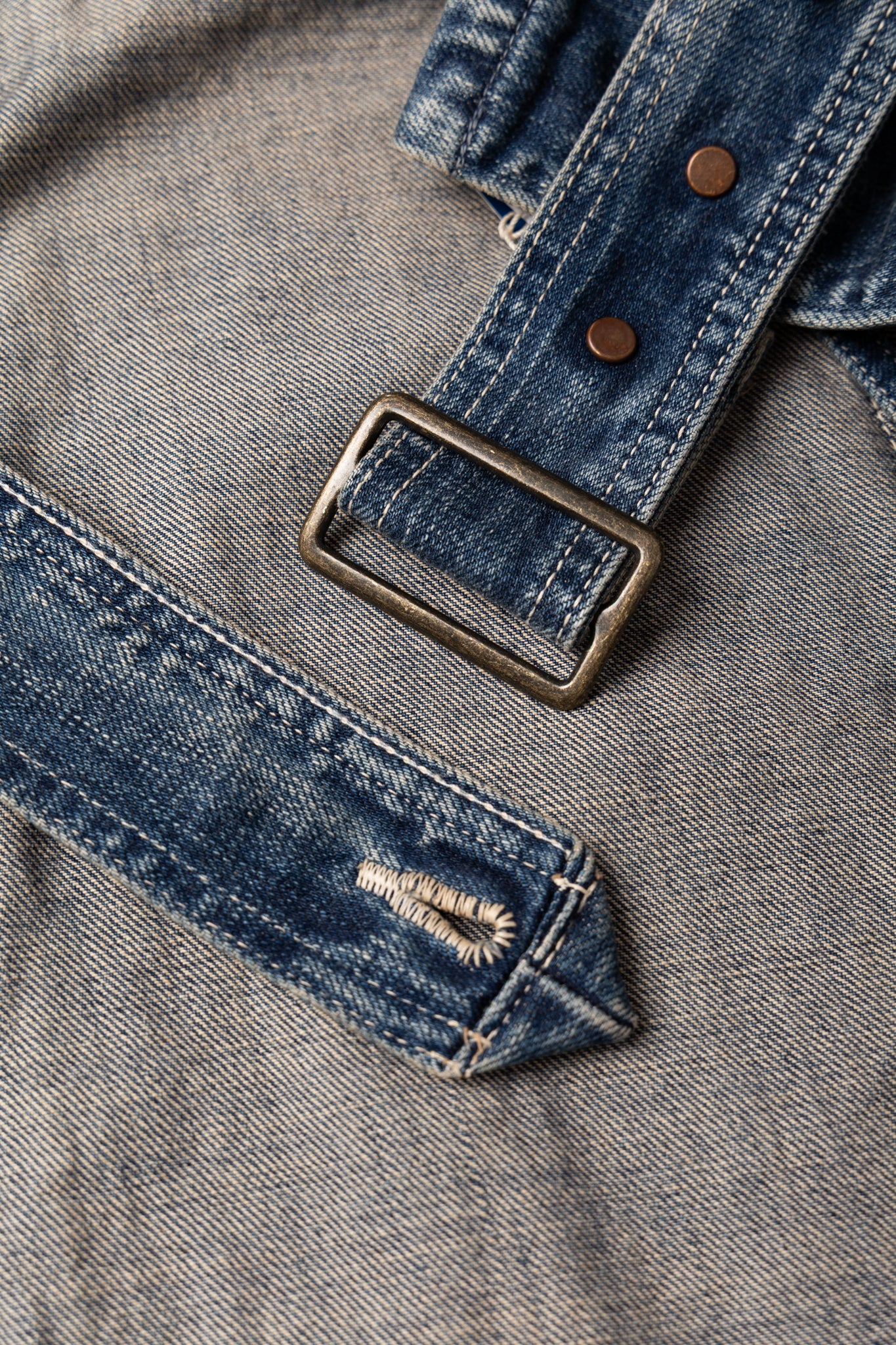 12oz Denim Coverall Wrap Apron (Memorial Embroidery Model)