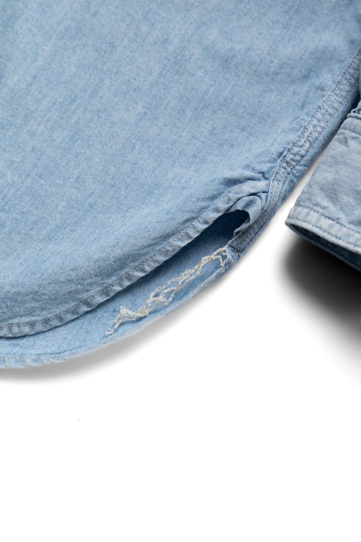 Chambray 2TONES BONE Patch Ventilator Workshirt