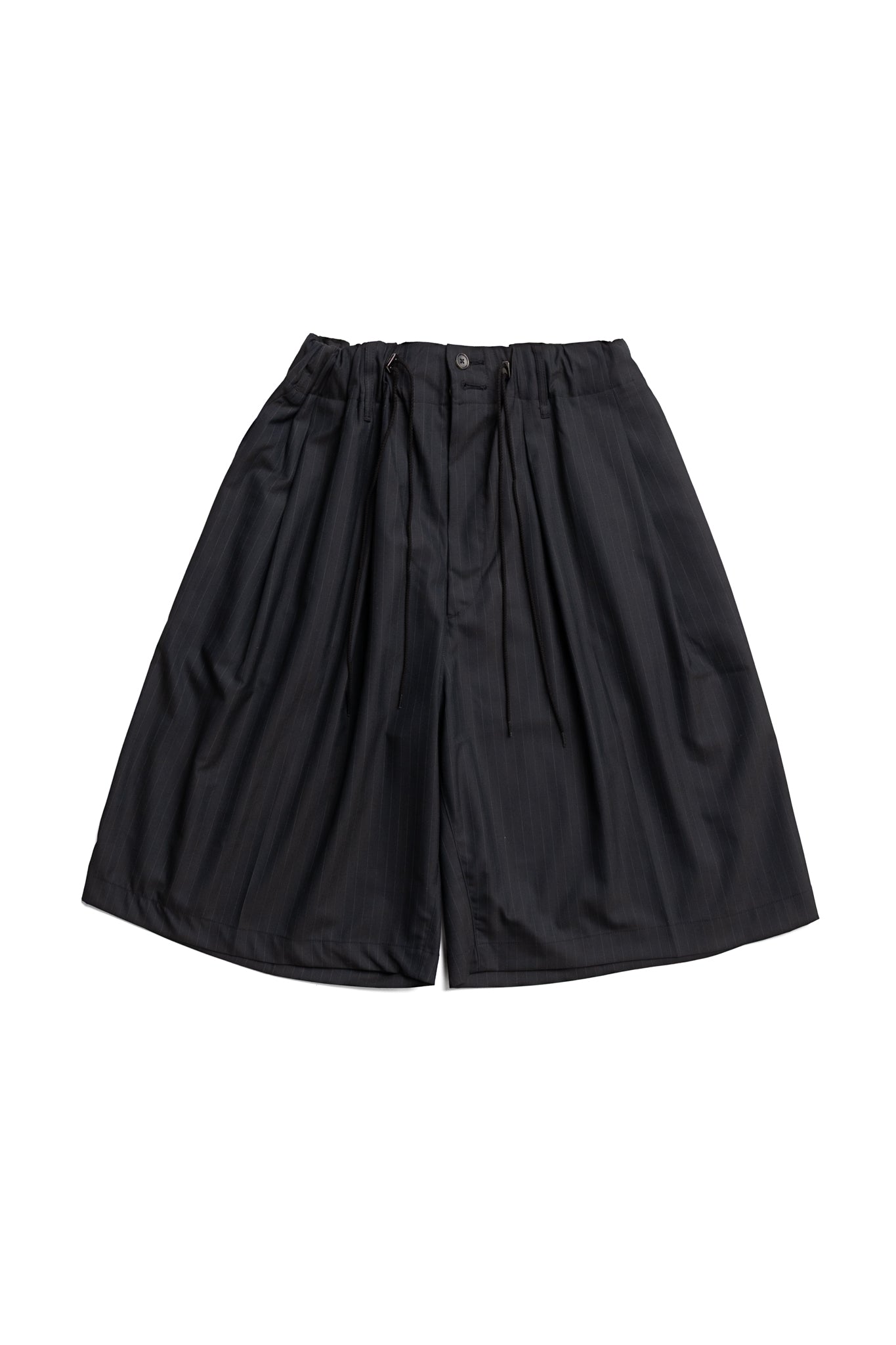Circular Short Pants - Black Stripe