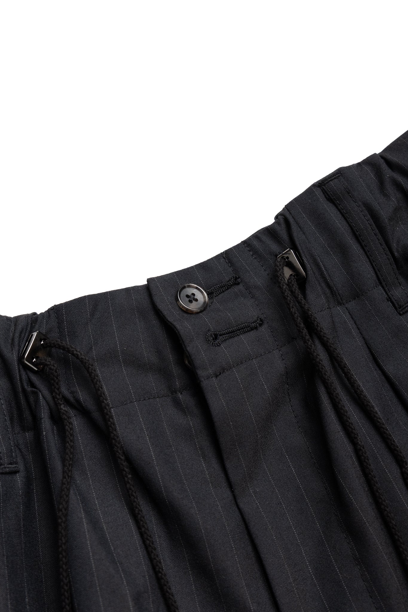 Circular Short Pants - Black Stripe