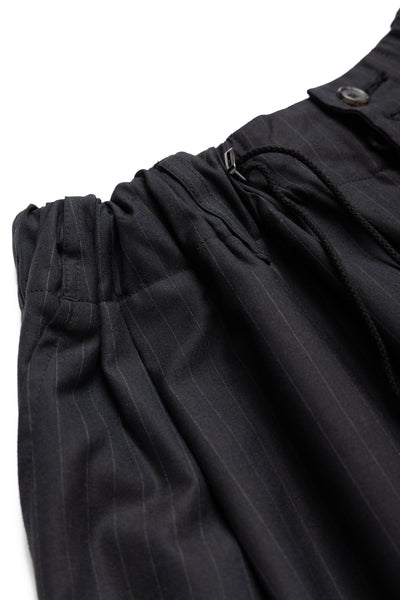 Circular Short Pants - Black Stripe