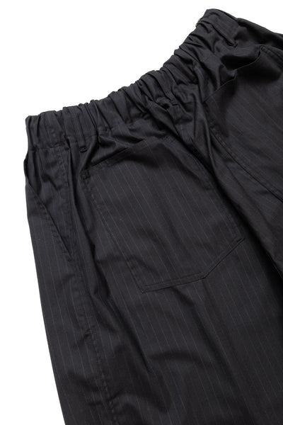 Circular Short Pants - Black Stripe