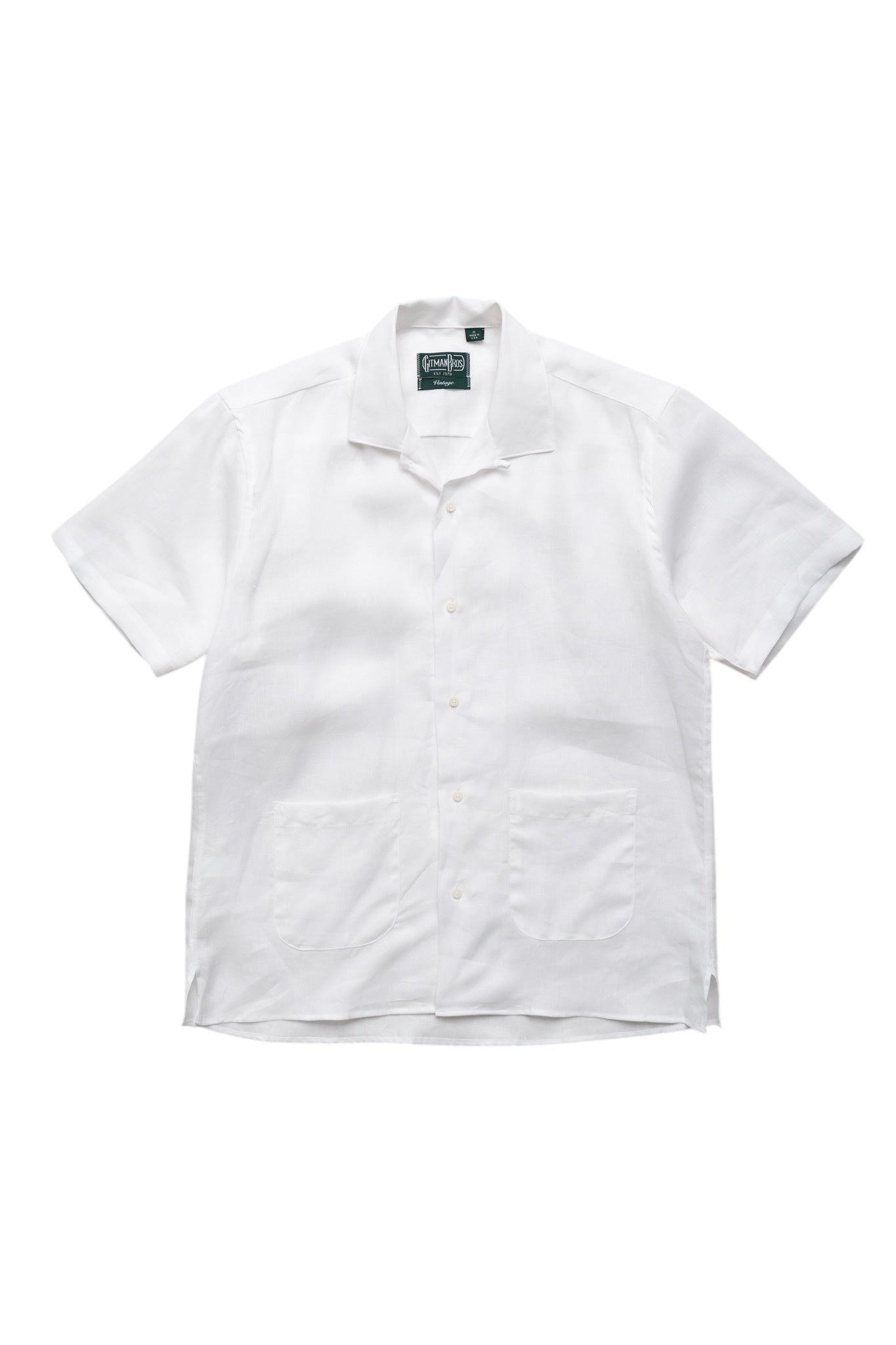 S/S Beach Shirt - White Linen