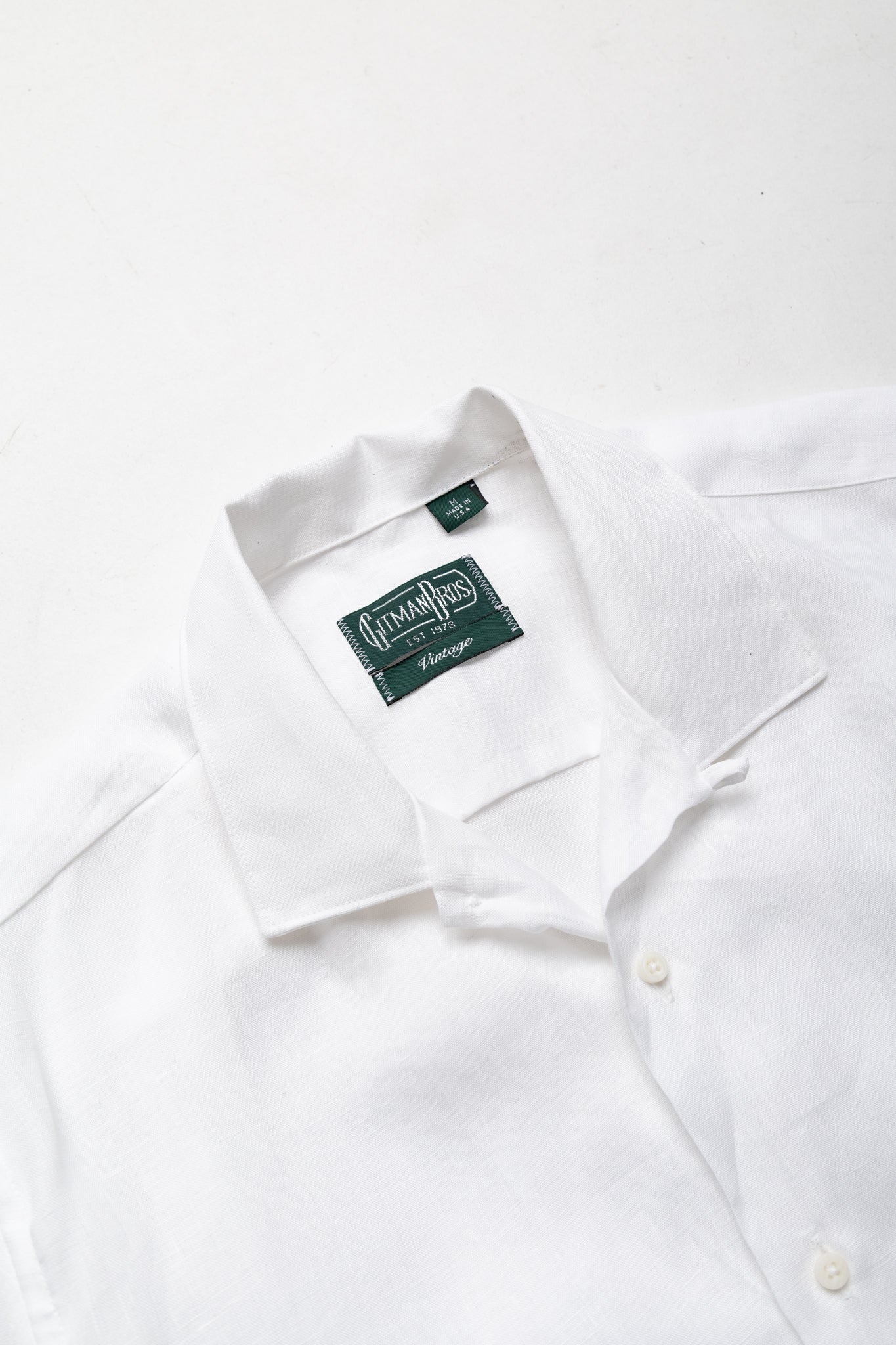 S/S Beach Shirt - White Linen