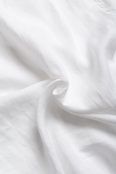 S/S Beach Shirt - White Linen