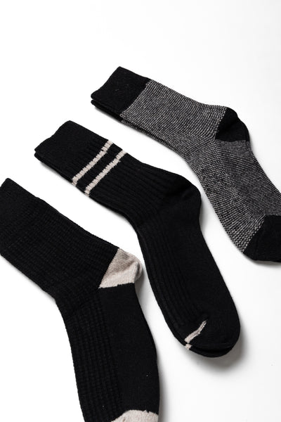 Recycle Cotton/Wool Daily 3 Pack Socks