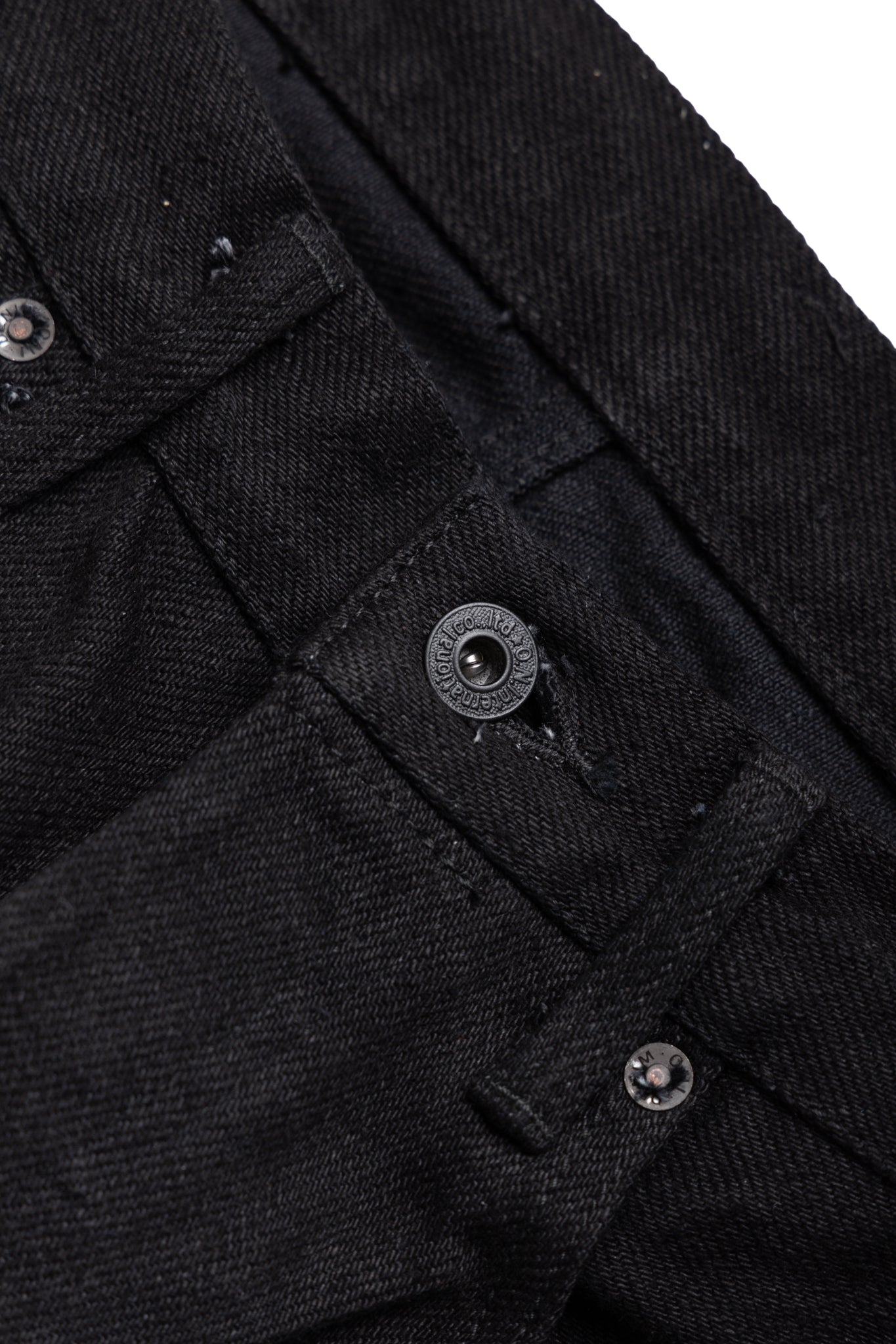200ZR-BKBK 20oz Secret Denim Wide Straight - Black x Black – BLUE