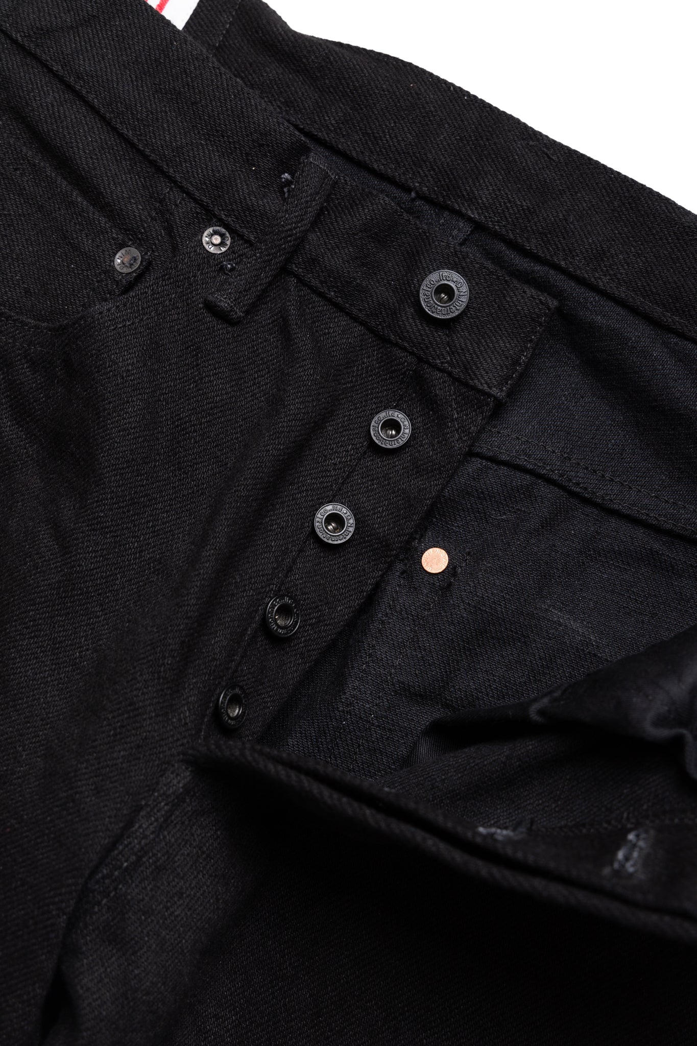 200ZR-BKBK 20oz Secret Denim Wide Straight - Black x Black – BLUE