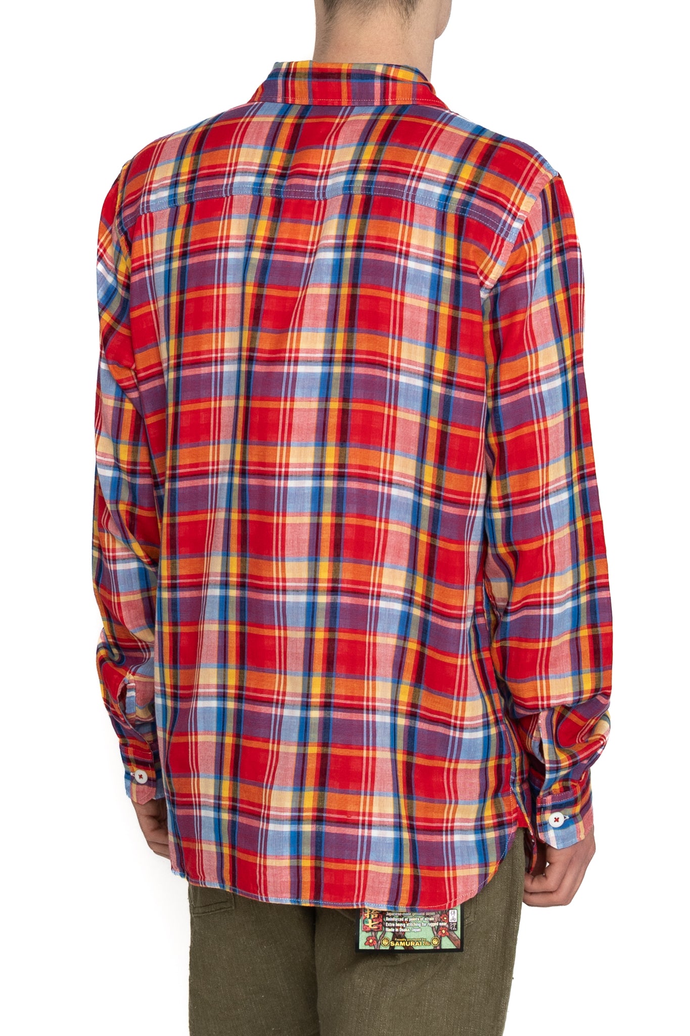 Double Gauze Check Shirt - Red