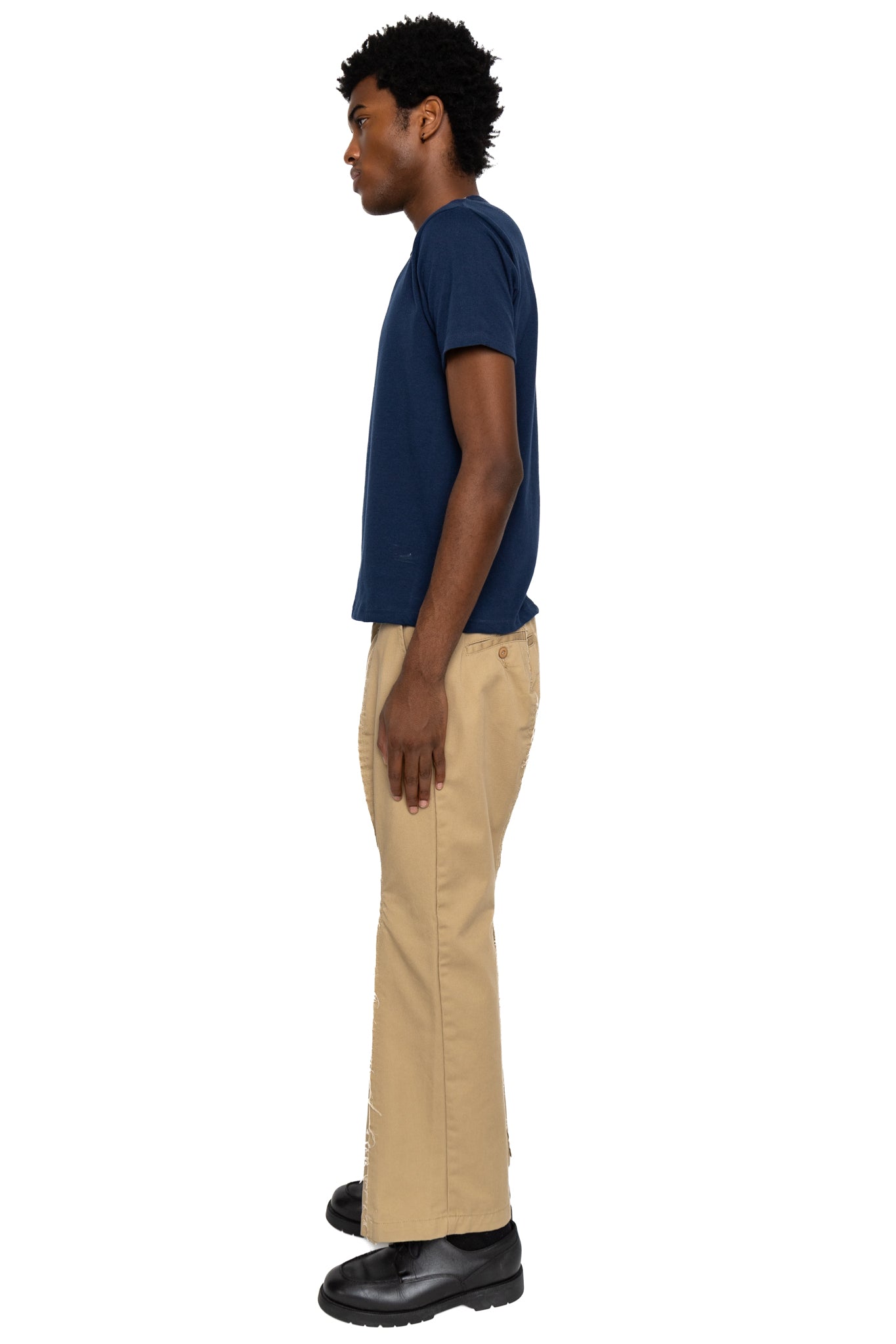 Flare Work Pants - Beige