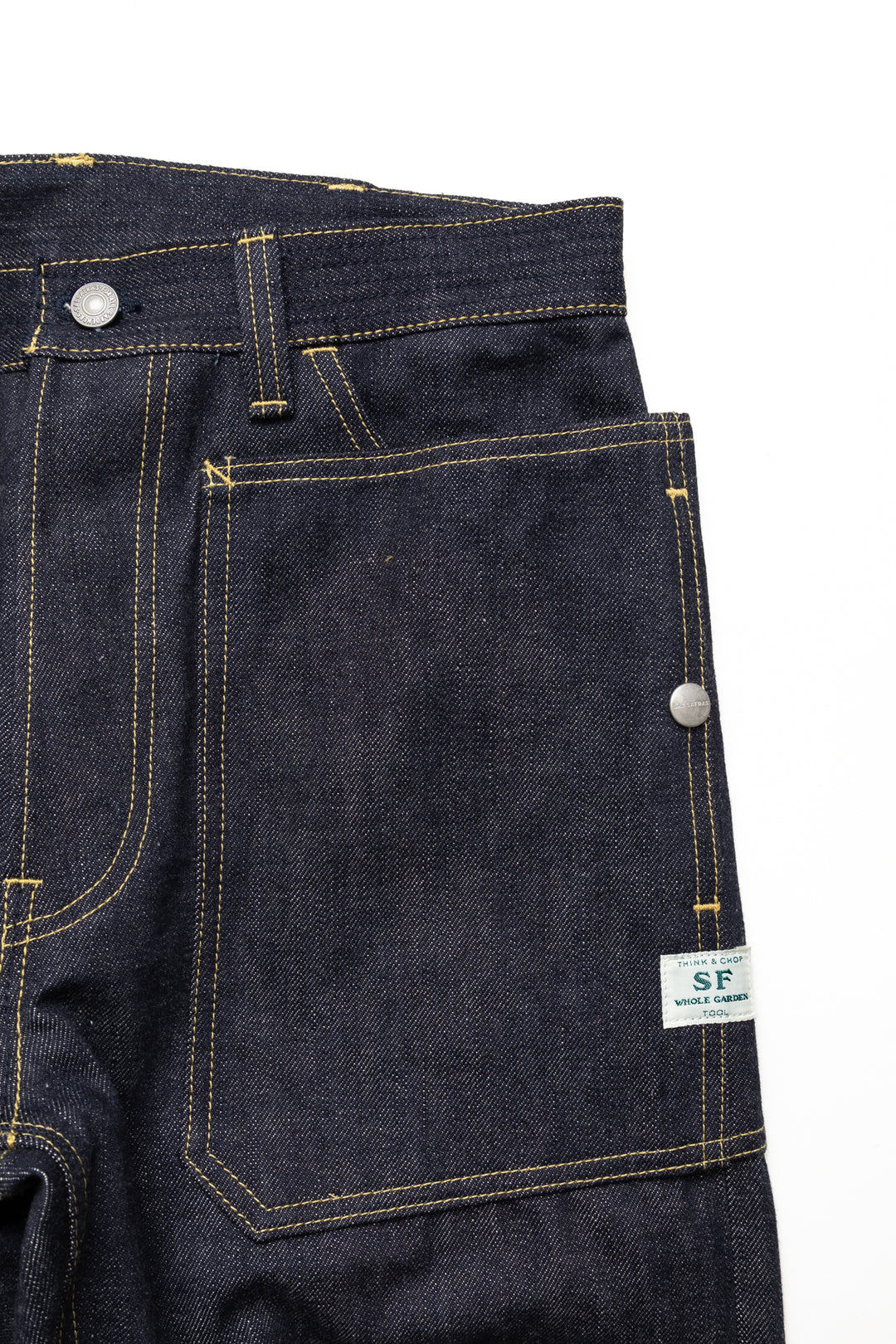 Sassafras Fall Leaf R Pants 14oz Denim – BLUE IN GREEN SOHO