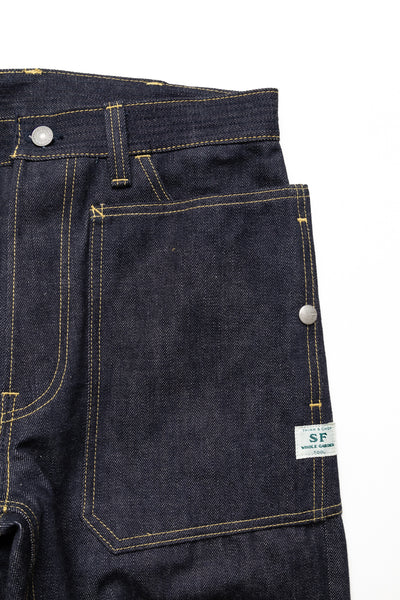 Fall Leaf R Pants 14oz Denim