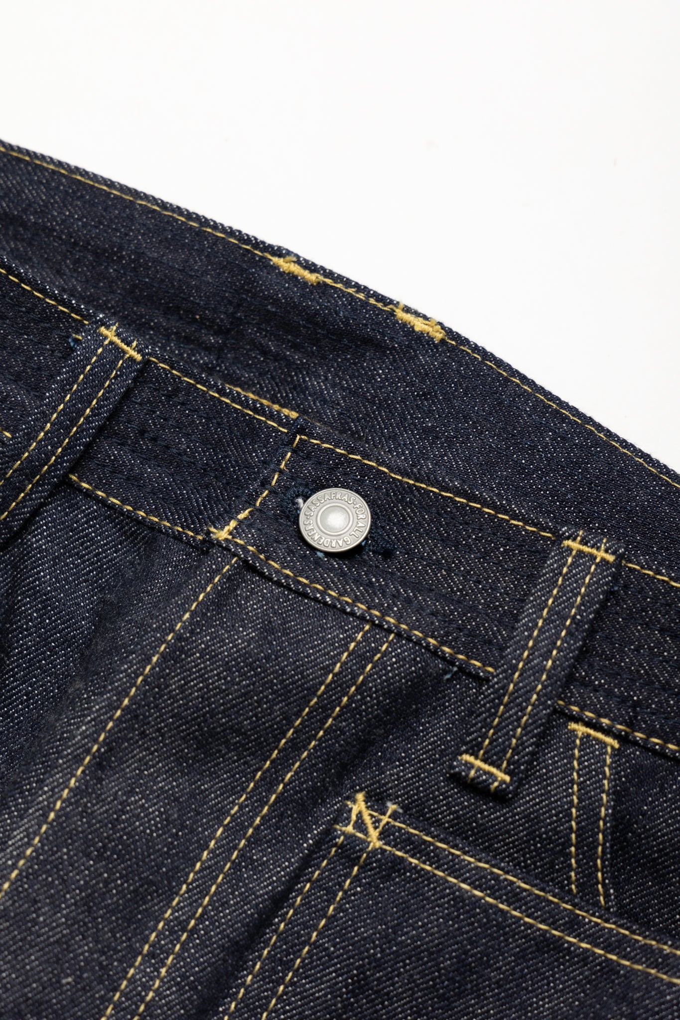 Sassafras Fall Leaf R Pants 14oz Denim – BLUE IN GREEN SOHO