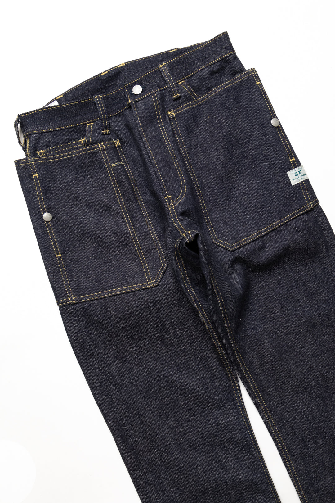 Sassafras Fall Leaf Tough Pants Work Satin Black