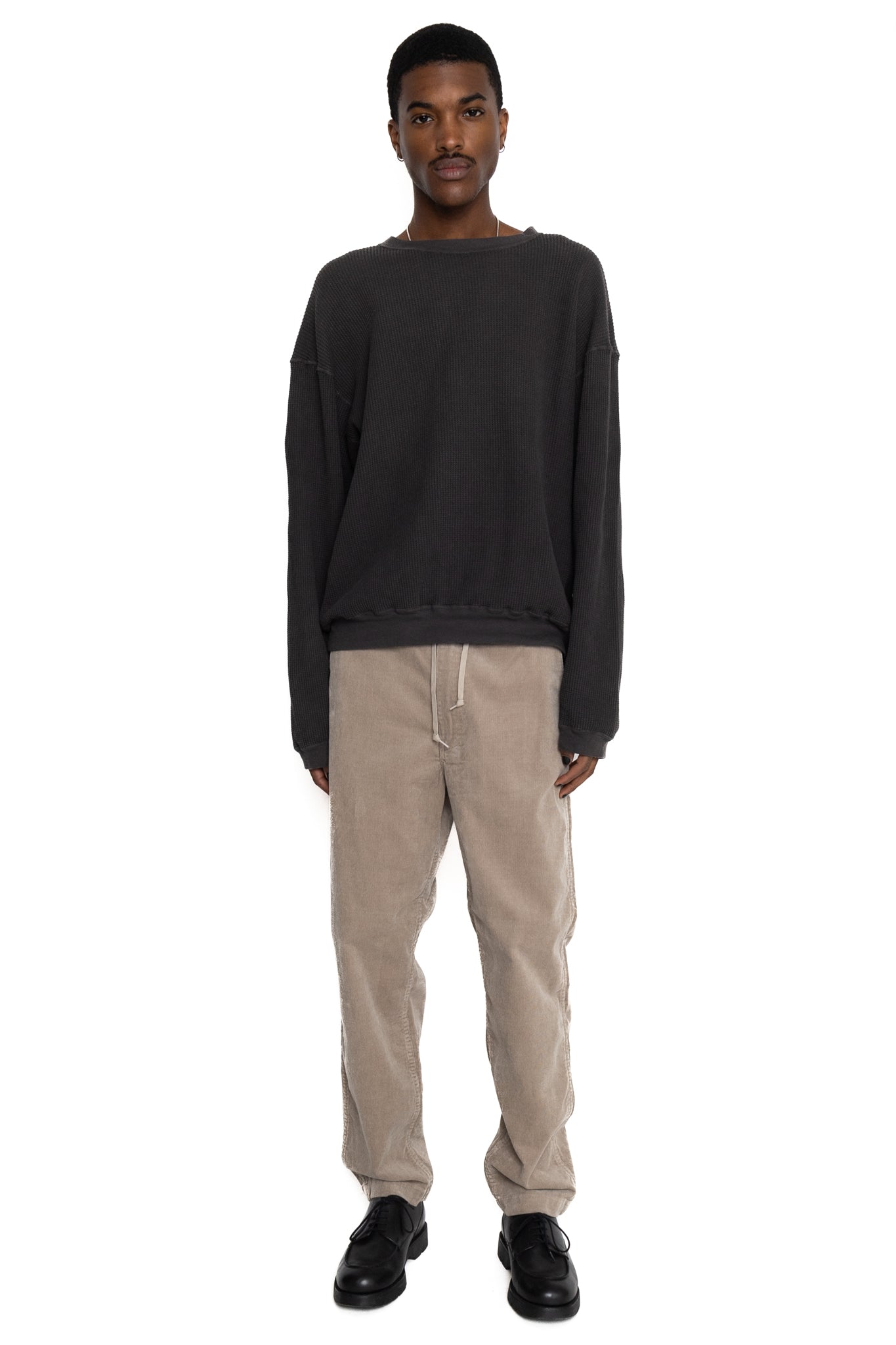 New Yorker Stretch Corduroy - Light Grey