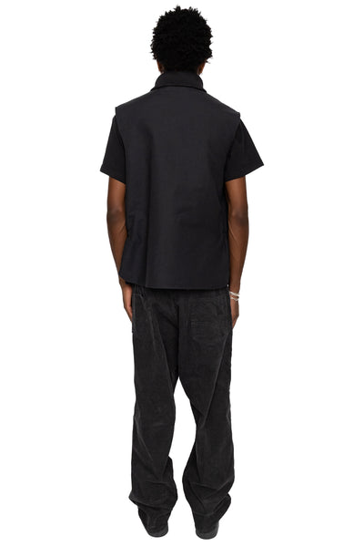 LL Vest Cotton Double Cloth - Black