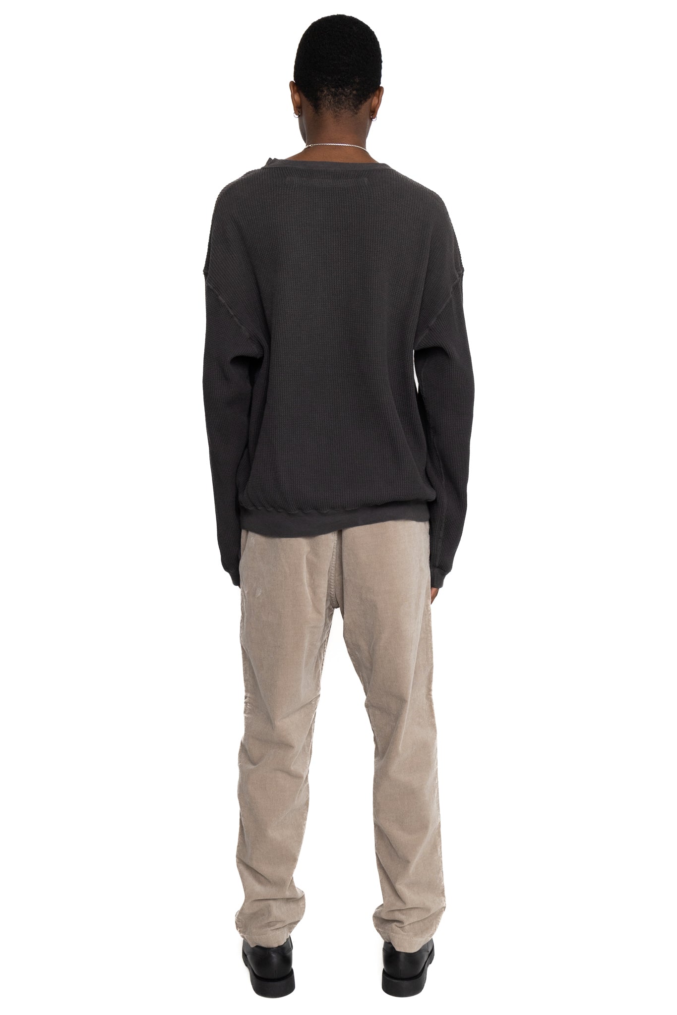 New Yorker Stretch Corduroy - Light Grey