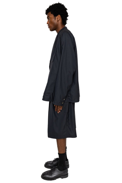 Circular Short Pants - Black Stripe