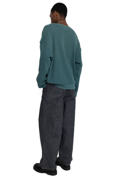 14oz BLKxECR Denim PORT Baggy Pants