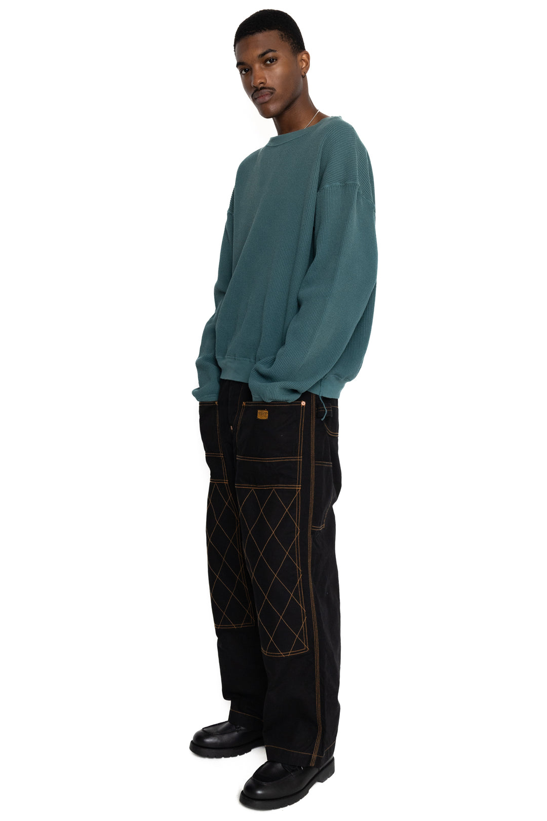 Kapital ECO Waffle BIG SWT - Turquoise – BLUE IN GREEN SOHO