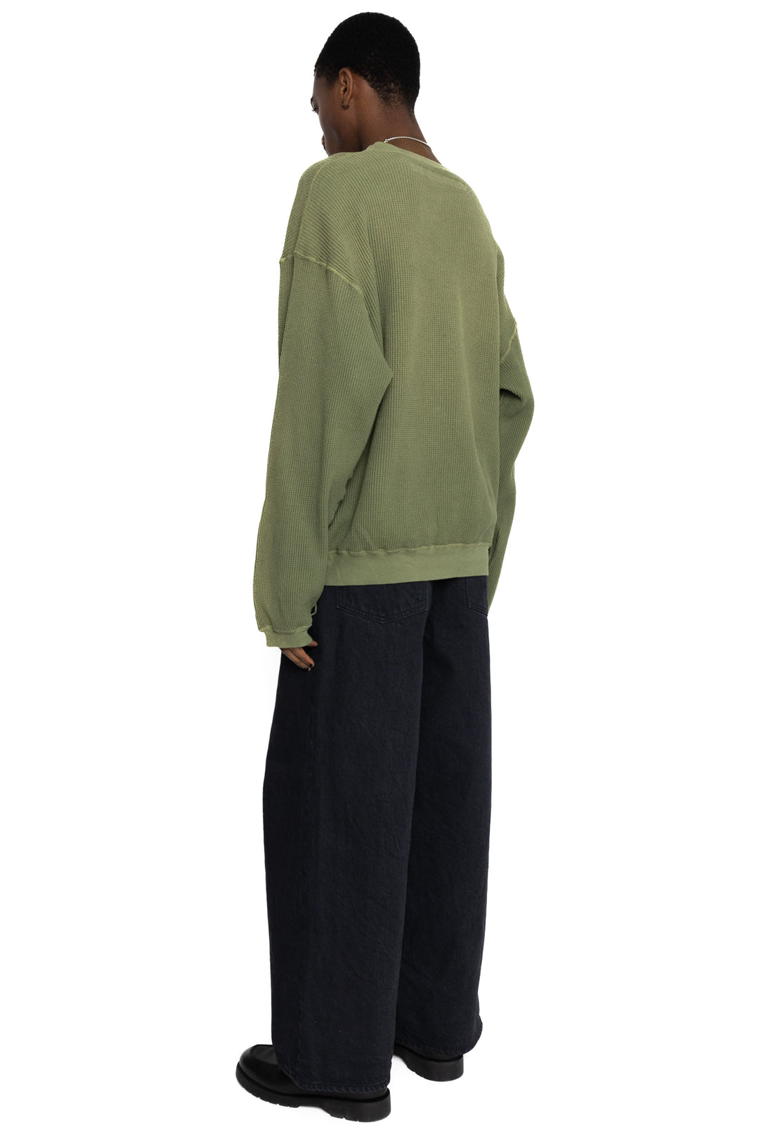 KAPITAL オリーブグリーン 長袖セーター IMG_1390_2e75c2b3-9ea2-4750-