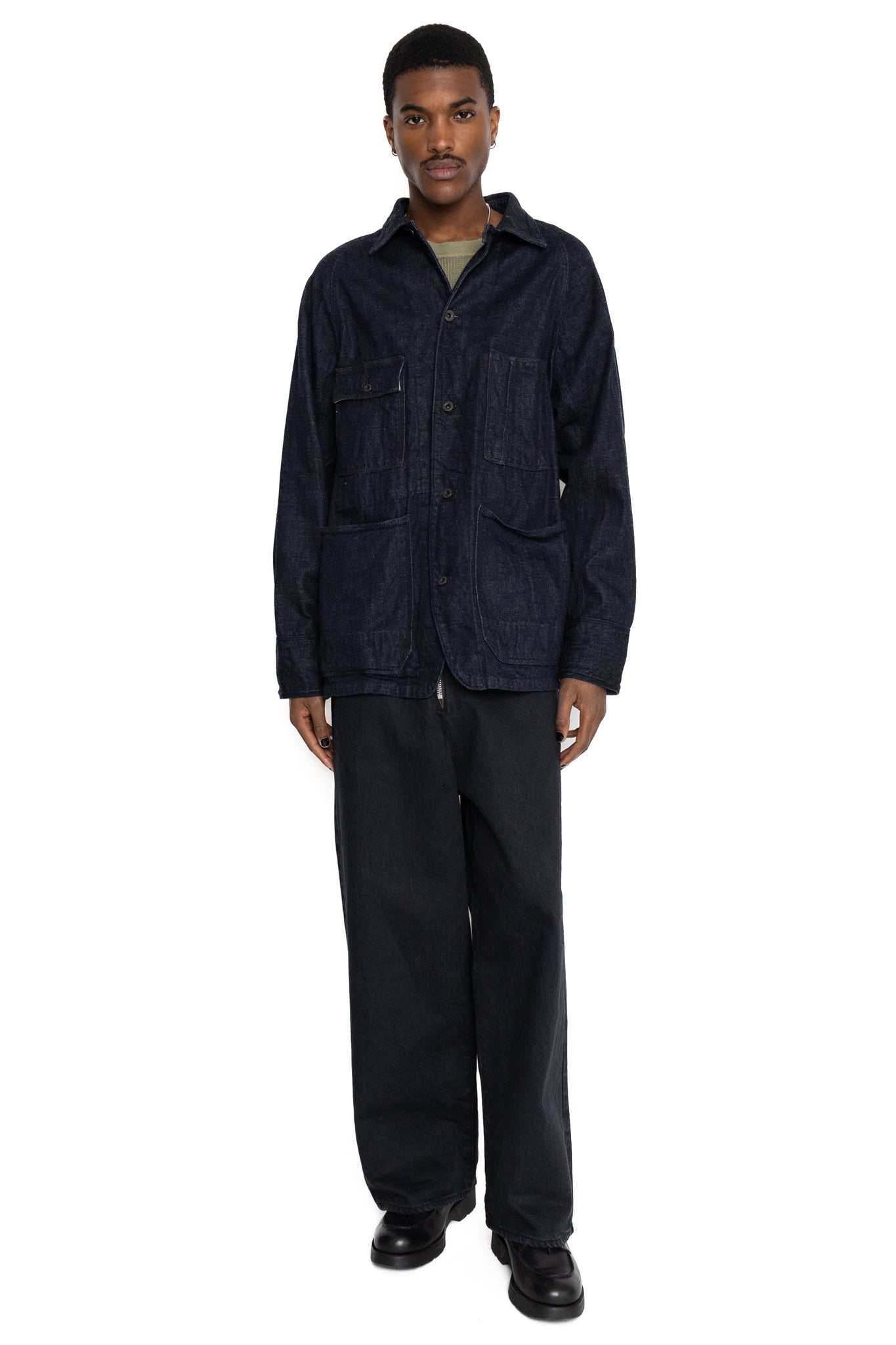 12oz Denim CACTUS Coverall (BLK Thread ver.)