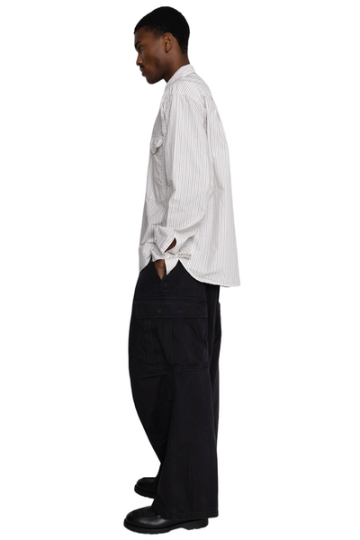Heavy Drill Cotton JUMBO Cargo Pants - Black