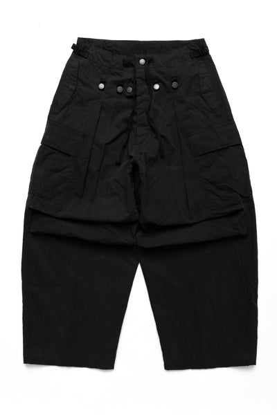 Rip Stop JUMBO Cargo Pants - Black