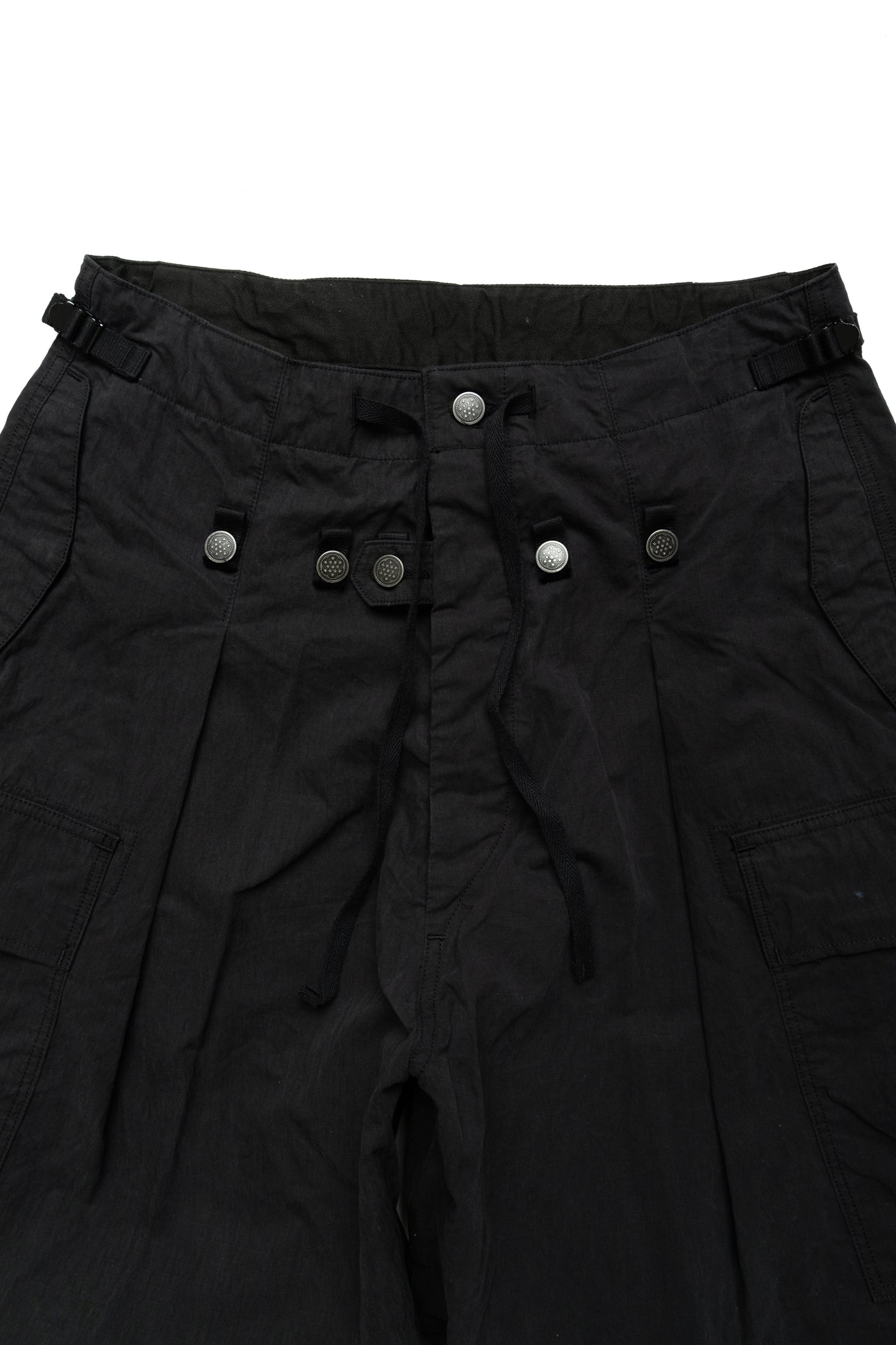 Rip Stop JUMBO Cargo Pants - Black