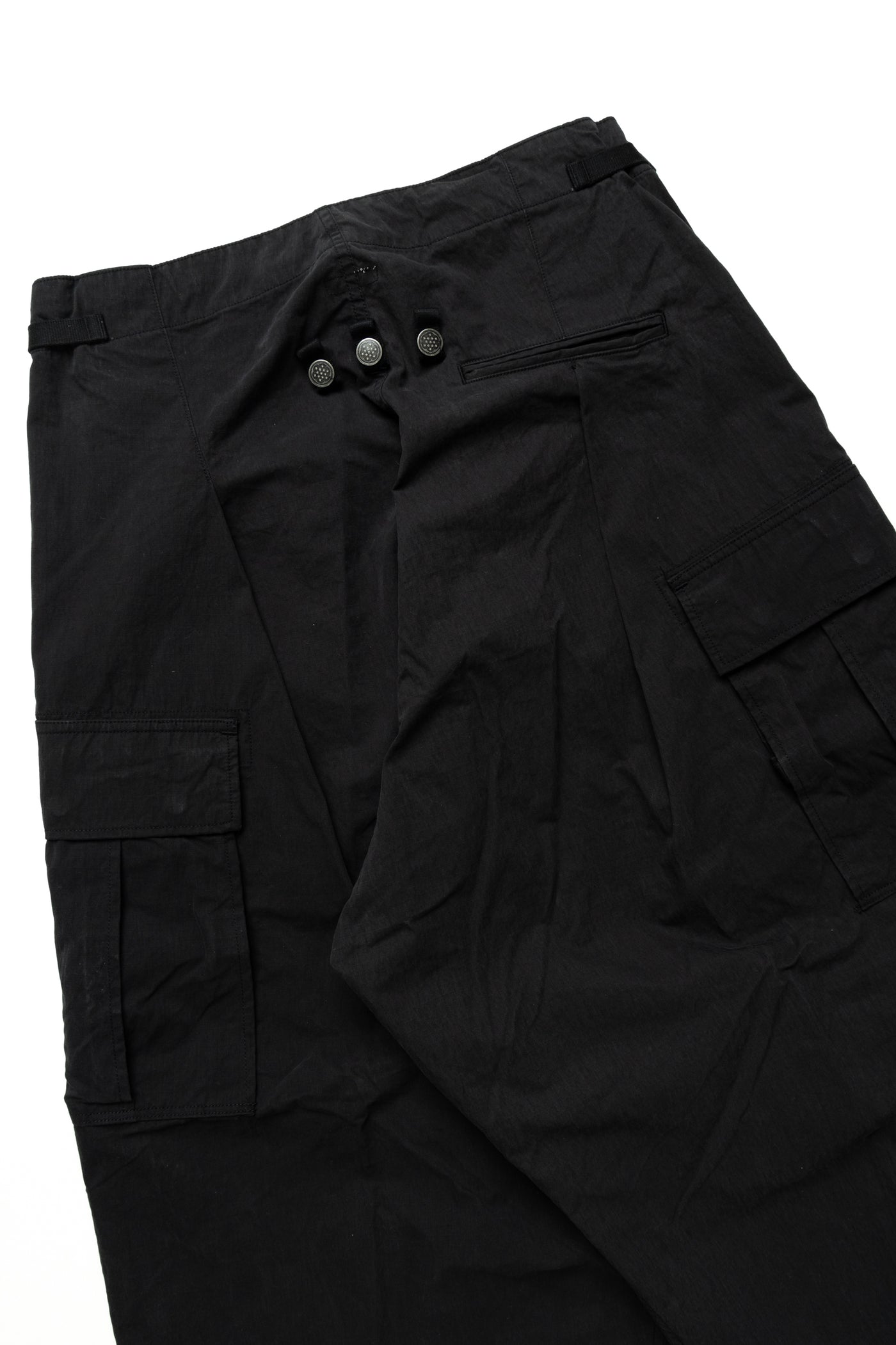 Rip Stop JUMBO Cargo Pants - Black