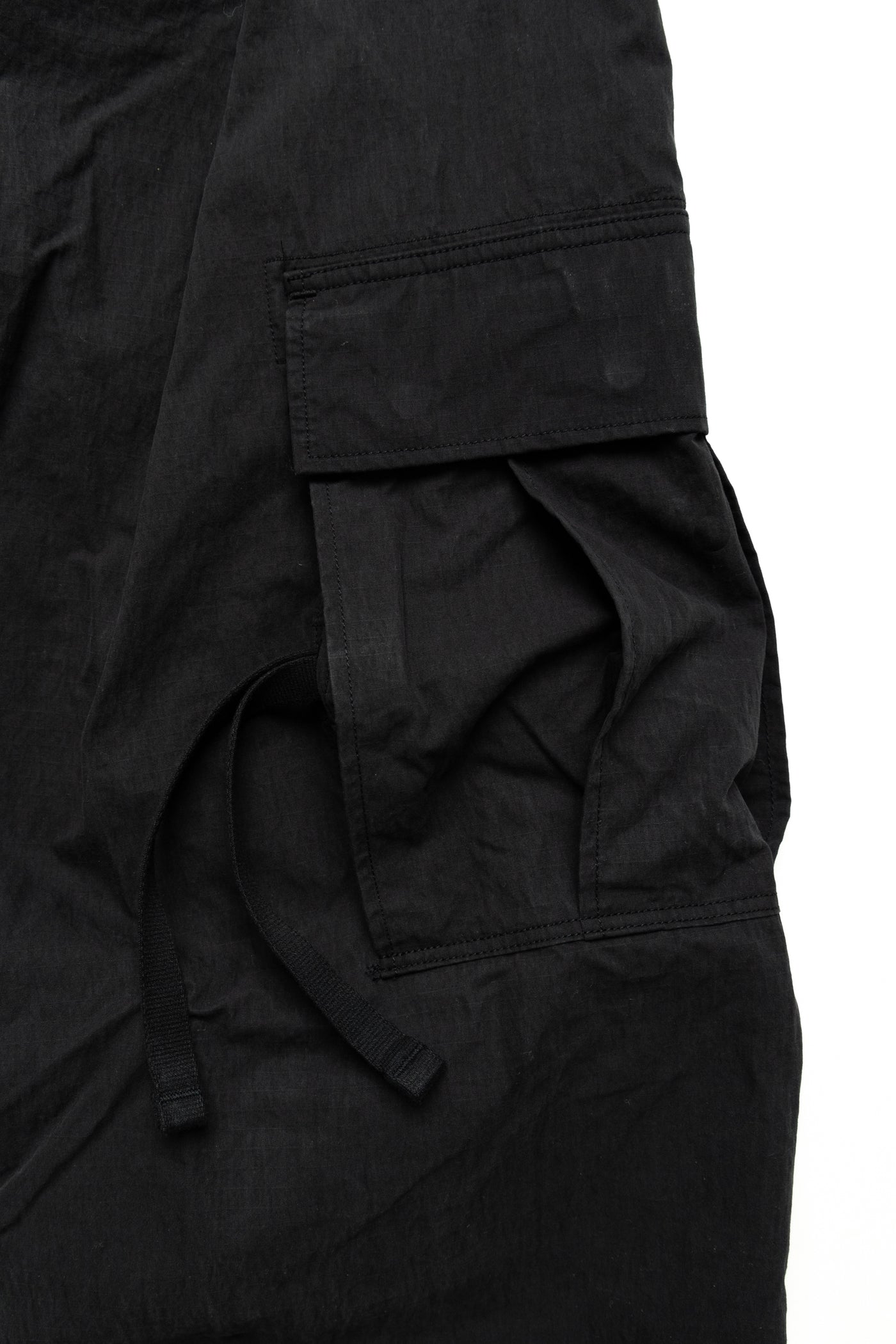 Rip Stop JUMBO Cargo Pants - Black