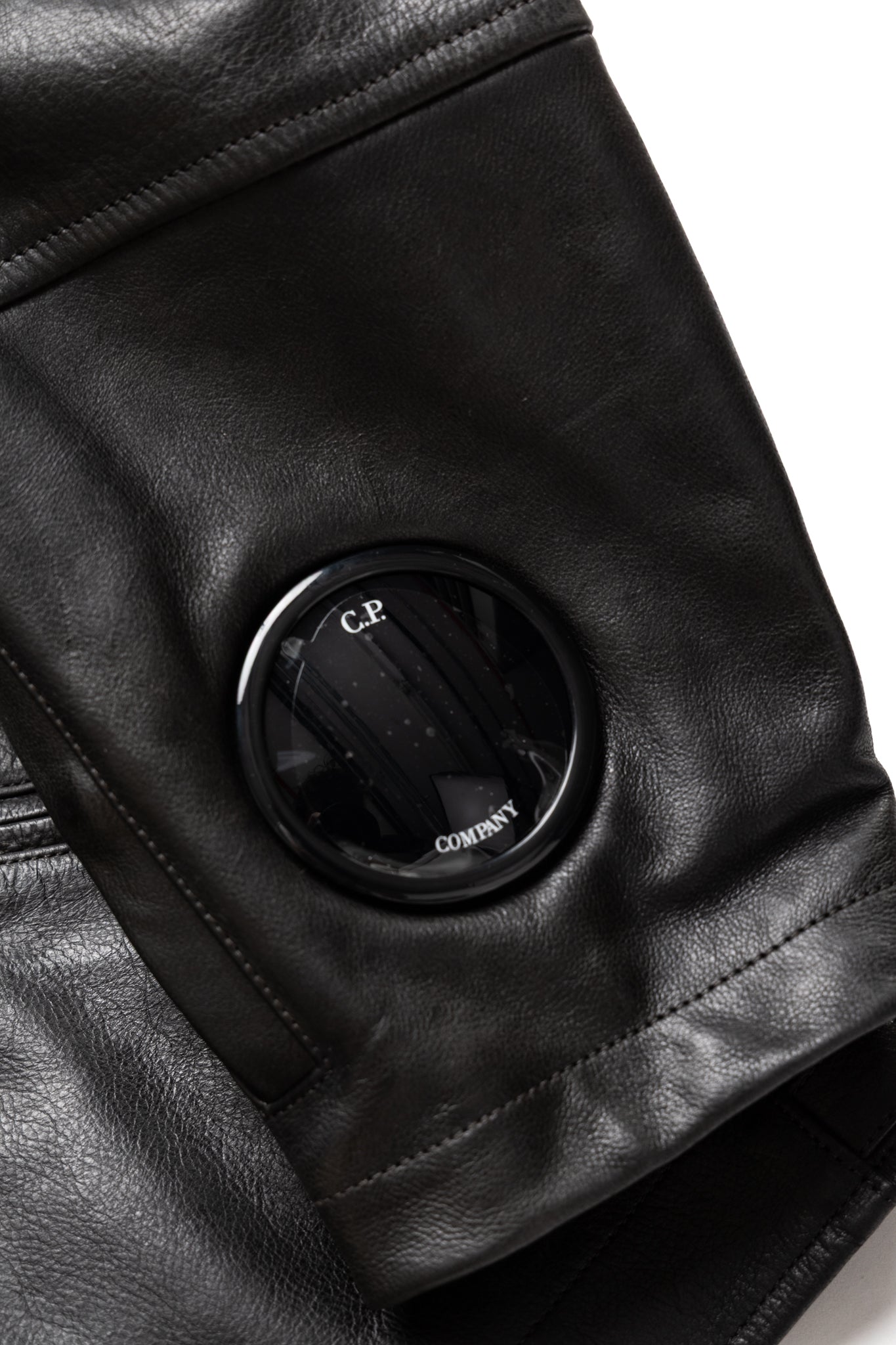 Medium Leather Jacket - Black