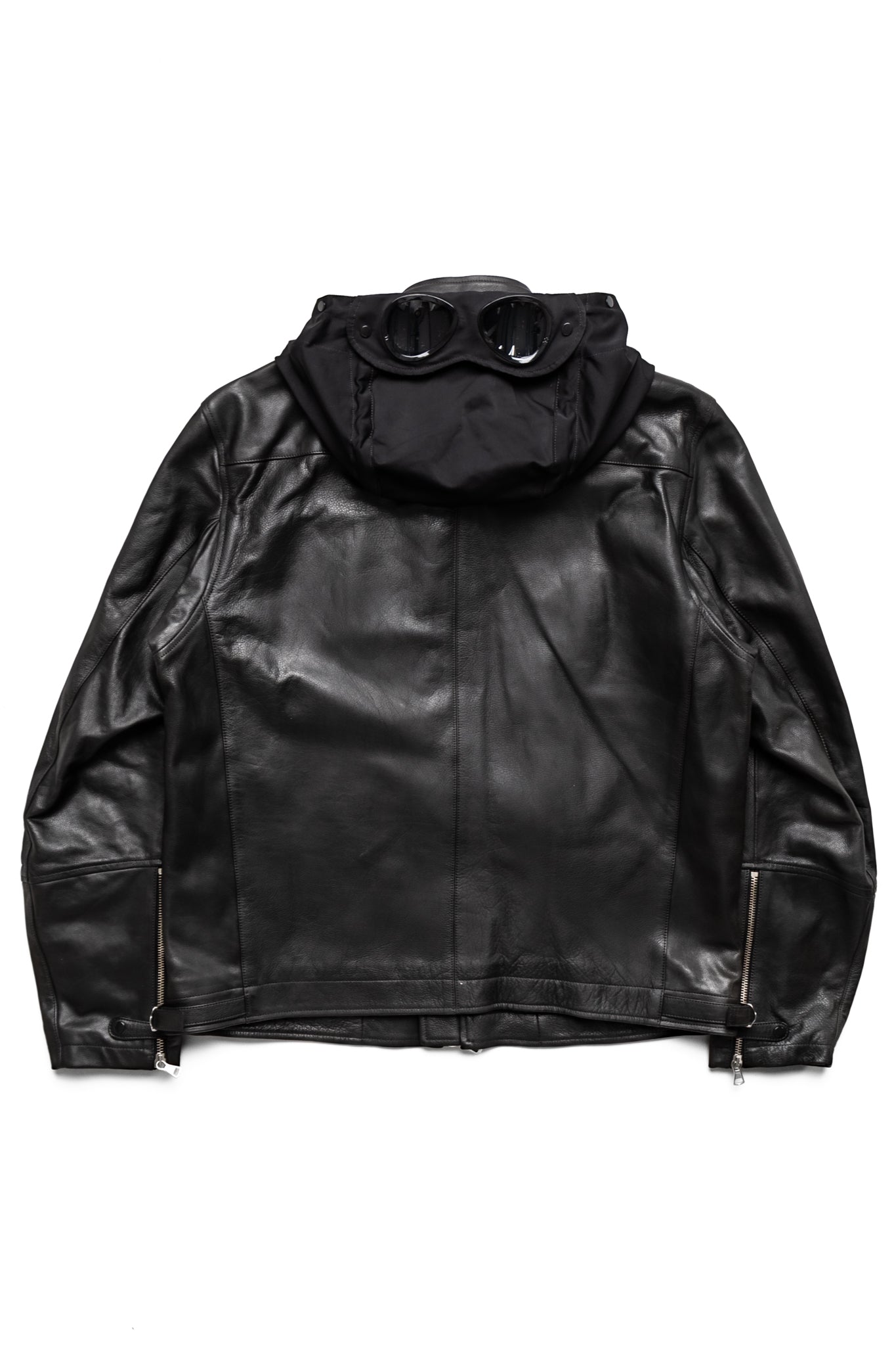 Medium Leather Jacket - Black