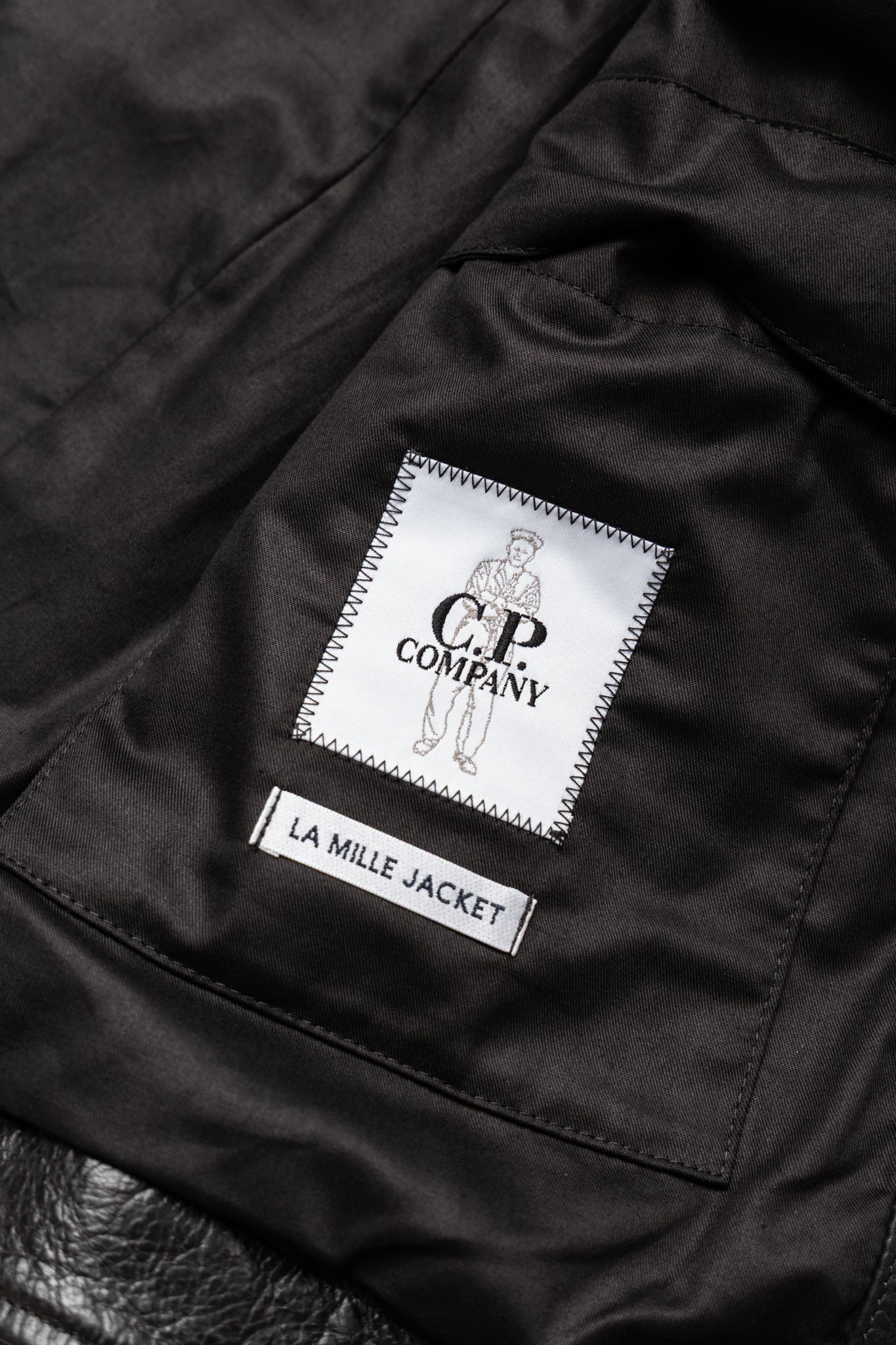 Medium Leather Jacket - Black