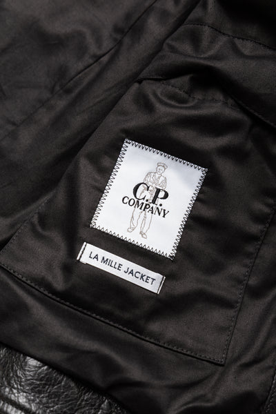 Medium Leather Jacket - Black