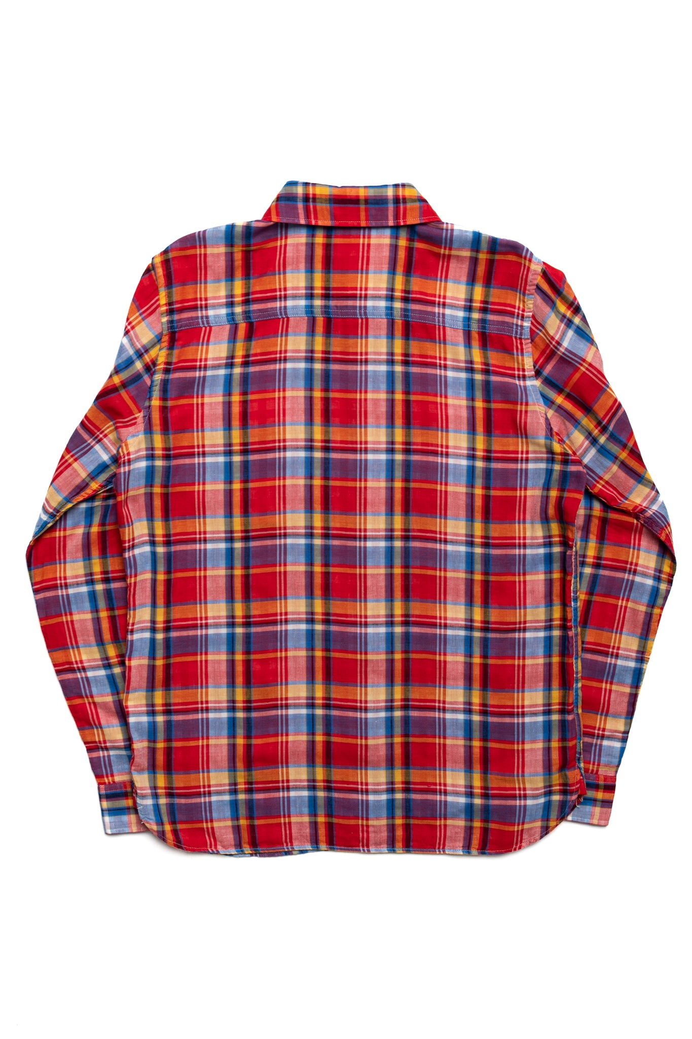 Double Gauze Check Shirt - Red