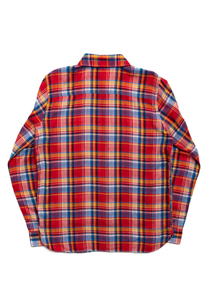 Double Gauze Check Shirt - Red