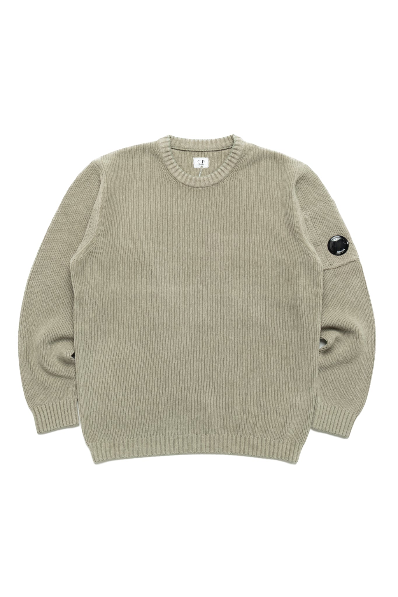 Chenille Cotton Crew Neck Knit - Fallen Rock