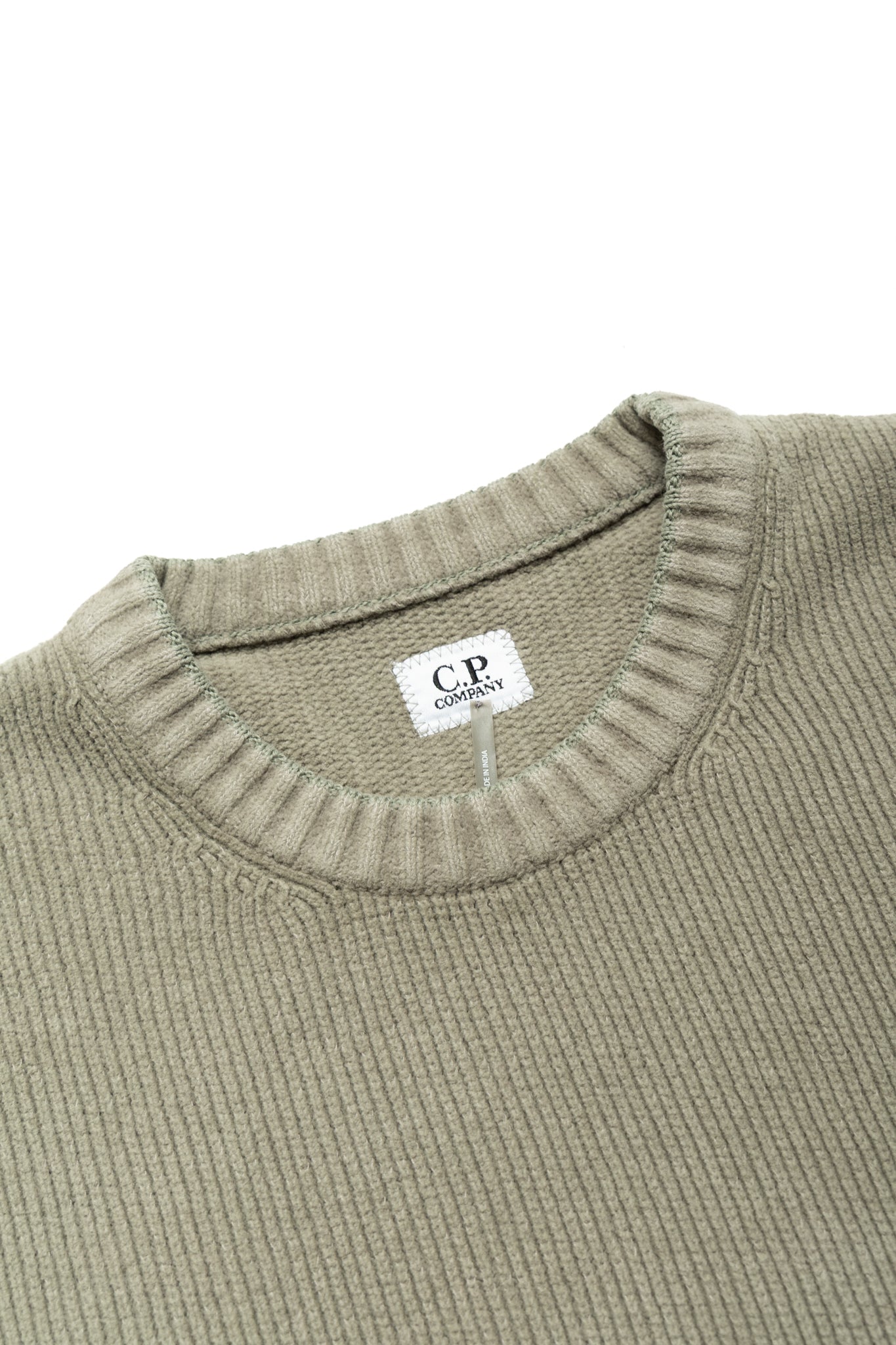 Chenille Cotton Crew Neck Knit - Fallen Rock