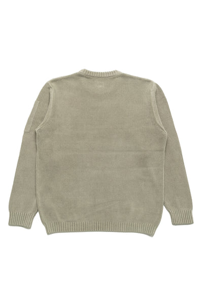 Chenille Cotton Crew Neck Knit - Fallen Rock