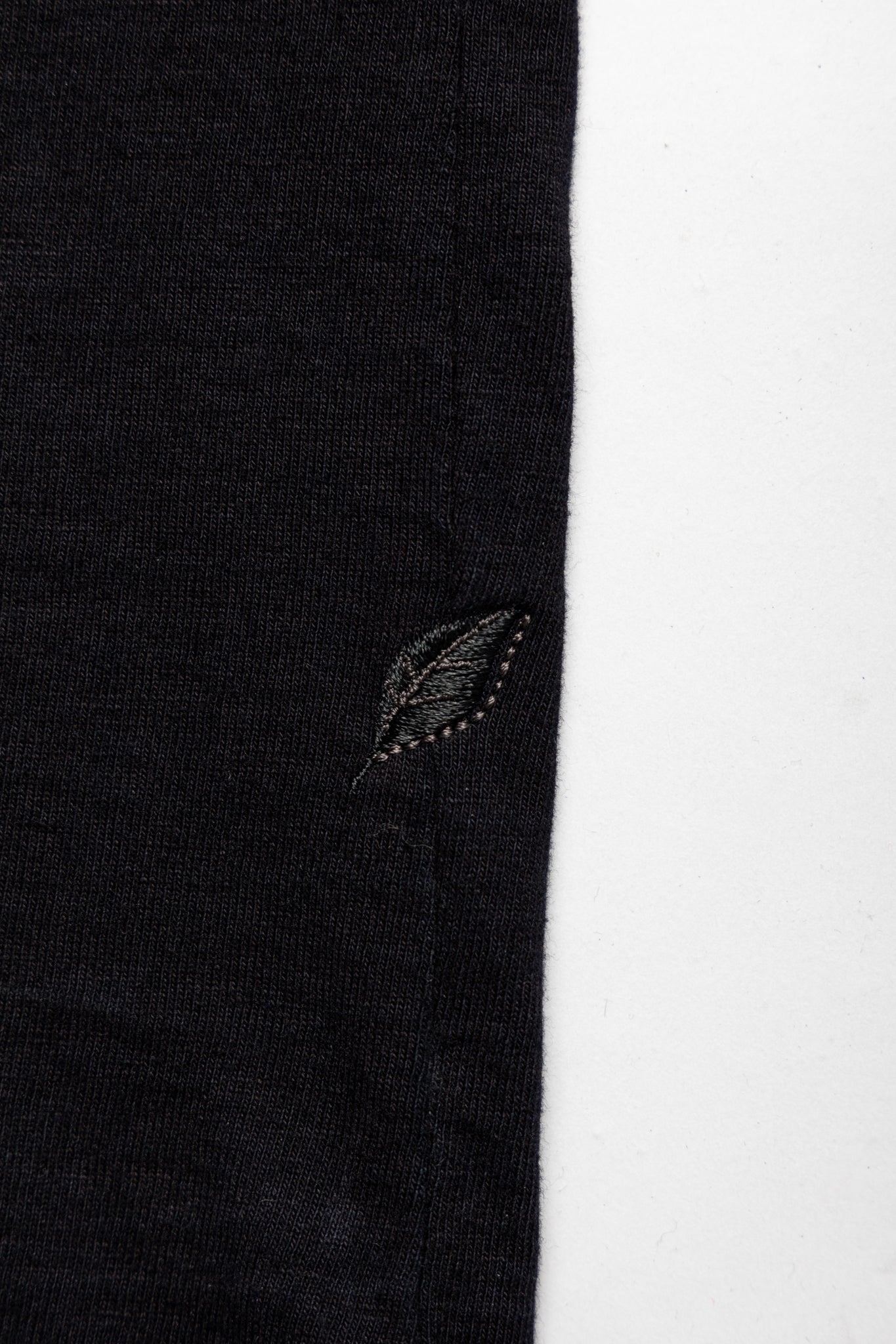 Indigo Jersey Crew Neck T-shirt - Indigo x Black
