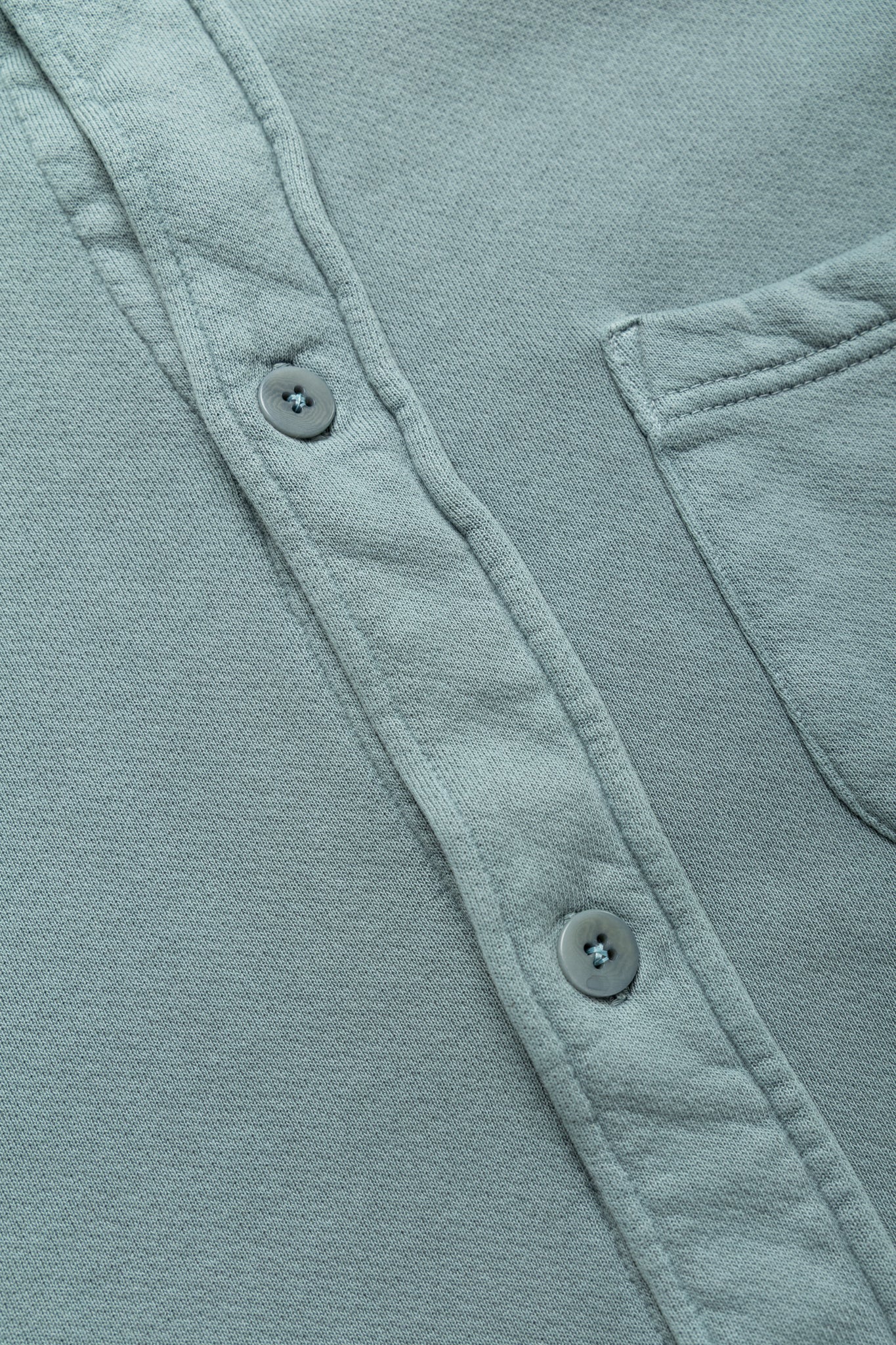 Heavyweight L/S Cuban Shirt - Slate Grey
