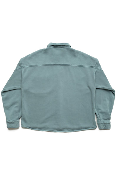 Heavyweight L/S Cuban Shirt - Slate Grey
